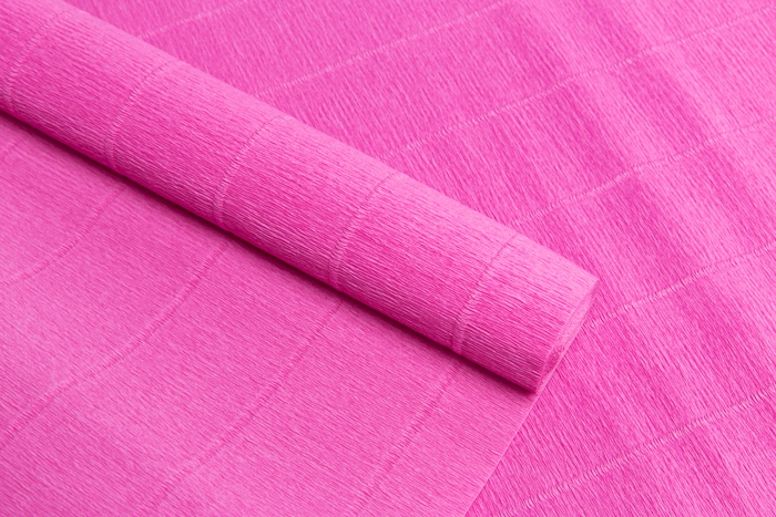 Бумага гофре 550 малиновый 50см*2,5м 180гр. антично-розовый  Италия 550														