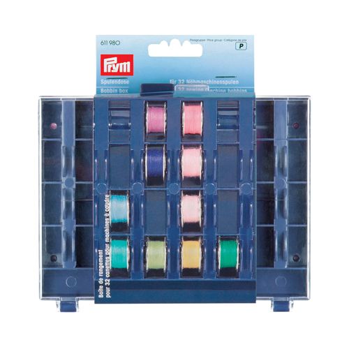 Бокс с ячейками для хранения 32 шпулек пластик  PRYM 611980														