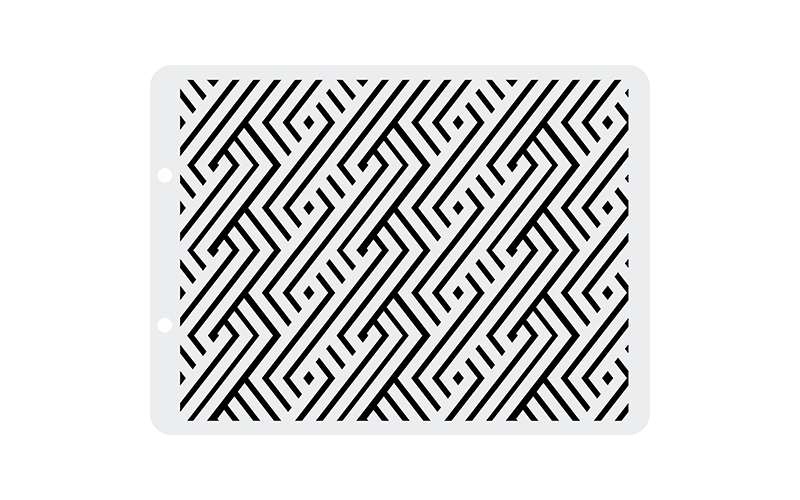 Трафарет пластиковый "Craft Premier", "Паркет" 12,5х17см V0030														