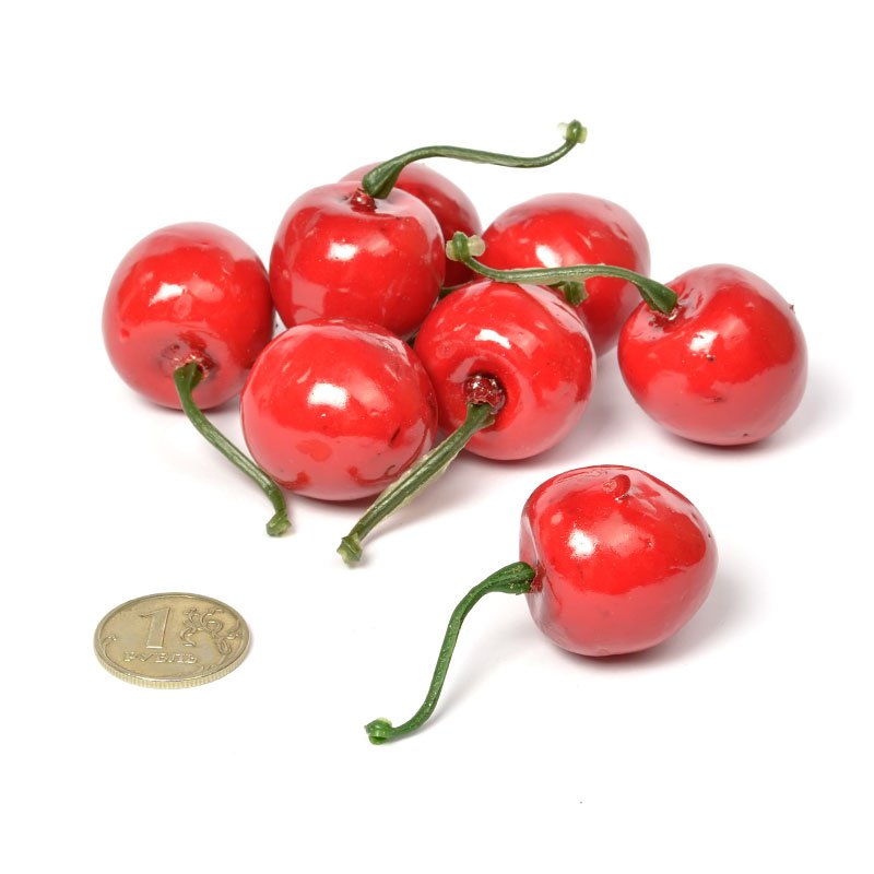 Декор Черешня 25мм за 1шт 21597