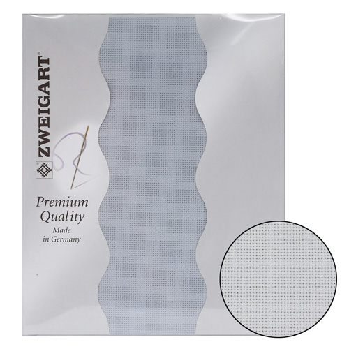 Канва ZWEIGART Aida 16 ct, цв. 3251/713 оловянный 100% хлопок 50*55см 677170														