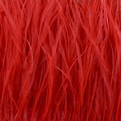 Бахрома-страус 17см цв. 001 красный 1,83 м за 1м 0,01														