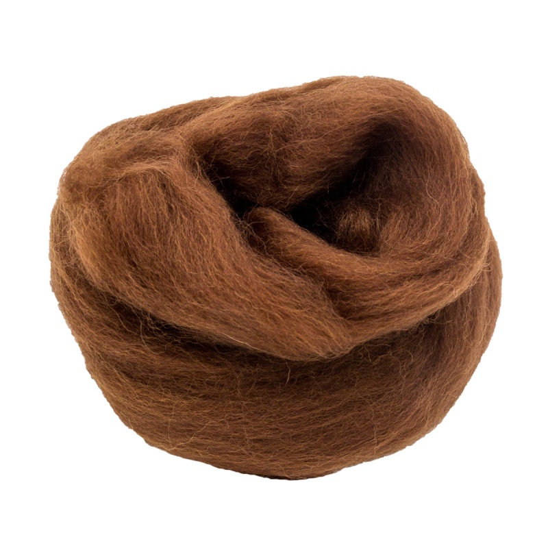 Пряжа "Для валяния" кофейный 10 г.  ORCHIDEA 84321-1