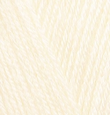 Пряжа "SEKERIM BEBE" 450 жемчужный 5*100 г. 350м 100% акрил   ALIZE 450														