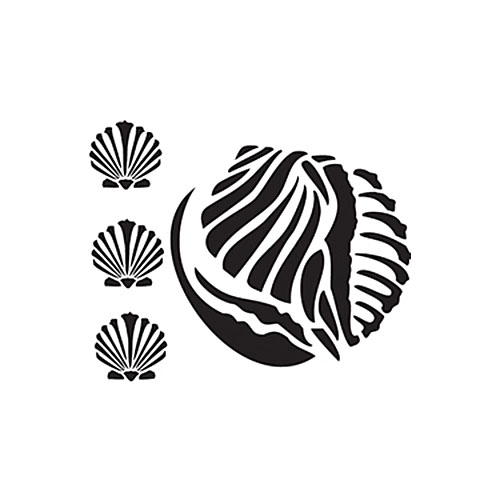 Трафарет для творчества "Ракушки" 15*20см D-371														