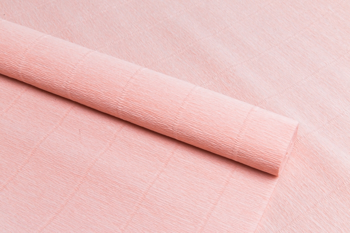 Бумага гофре 17А/2 розовый  50см*2,5м 180гр.  Италия 17А2														