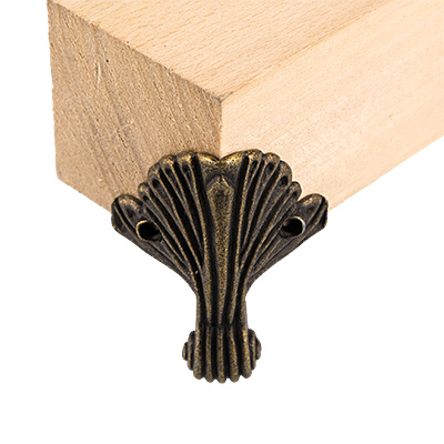 Ножки для шкатулок 43*31мм металл бронза набор 4шт.  Mr/Carving MMG-022														
