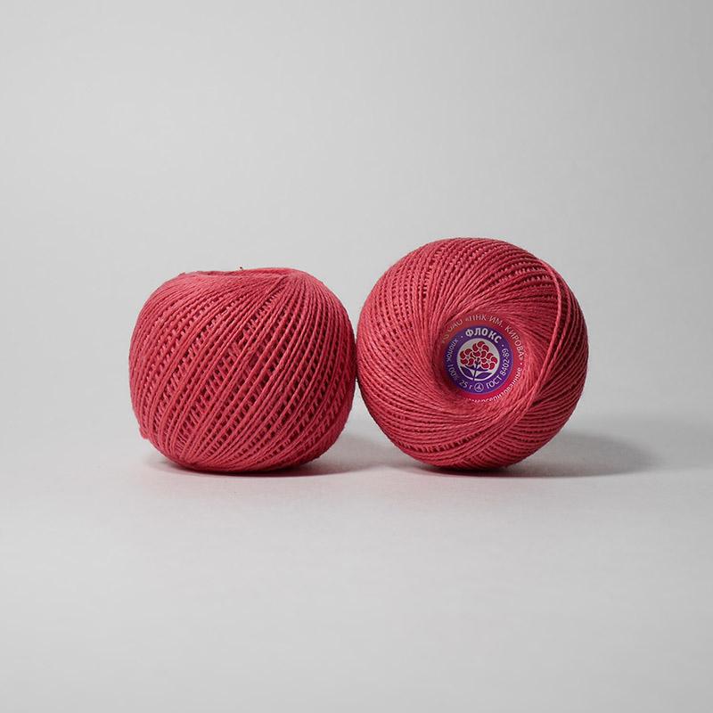 Пряжа "Флокс" 0803 розовый 20*25 г. 150м 100% хлопок  ПНК им. Кирова