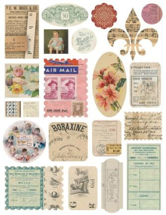 Стикеры из кардстока "Air Mail" 21.6*30.5  Melissa Frances CN378