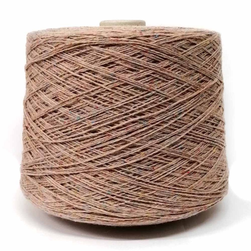 Пряжа в бобинах "Lana Bourette" 138 гр. розовый 0,892кг 68% шерсть, 26% буретный шелк, 6% полиамид  Filati 138														