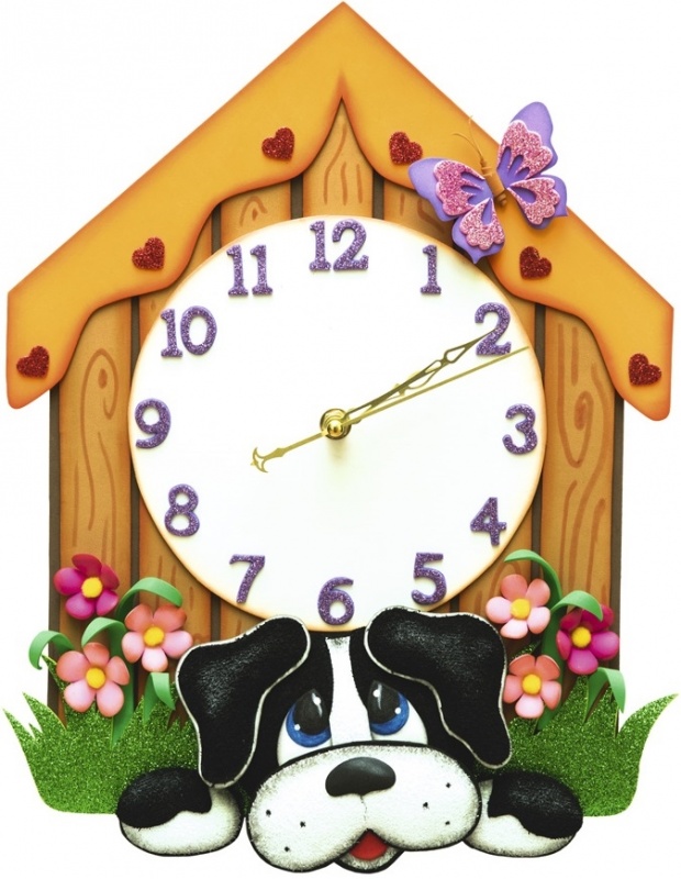 Набор для творчества "Часы "Щенок"  Волшебная мастерская