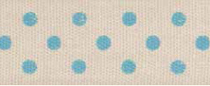 Лента х/б "Точки" 15мм, 15мм*5м (хлопок)  ГЕЛА VR15.048														