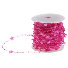 Лента-нить "Звездочки" ярко-розовый 42,6м за 1м