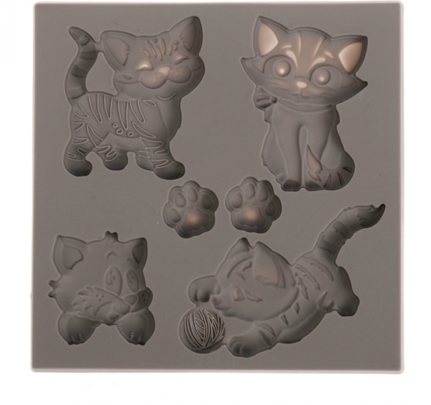 Молд для творчества "Котятки" 8*8см 1815859														