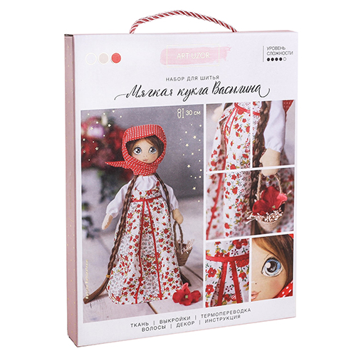 Набор для творчества "Шитье. Кукла мягкая Василина" 30см  АртУзор 3548673														