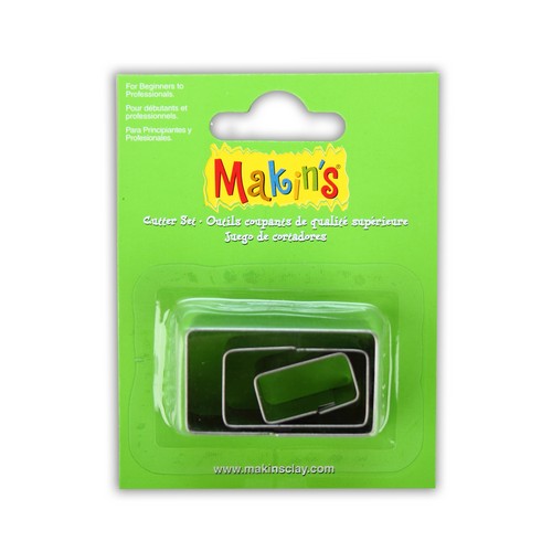 Каттер "Прямоугольник" набор 3шт  Makins 36004														