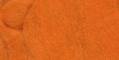 Пряжа "Для валяния" оранжевый 0491 100 г. ч/ш  тонкая  Троицкая 0491														