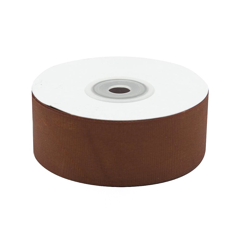 Лента репсовая 30мм коричневый 30мм*25м 074/7702722/855														