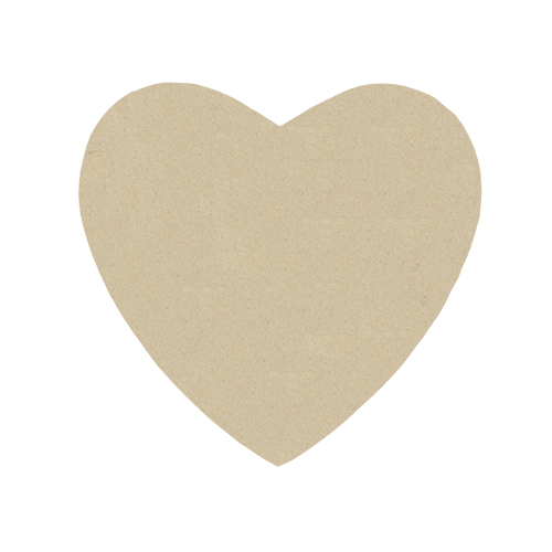 Заготовки папье-маше "Подставка под чашку. Сердце" 10*10см  SCRAPBERRYS SCB271059														