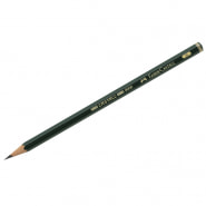 Карандаш ч/г "Faber-Castell. Castell 9000" твердость Н, заточенный зеленый корпус 119011