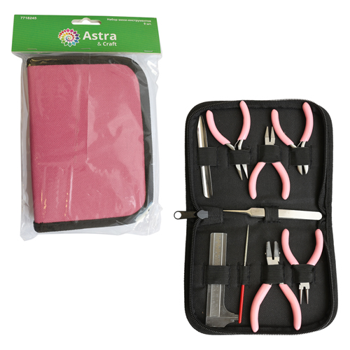 Набор инструментов 9шт для рукоделия мини  АСТРА 7718245/XQ088														