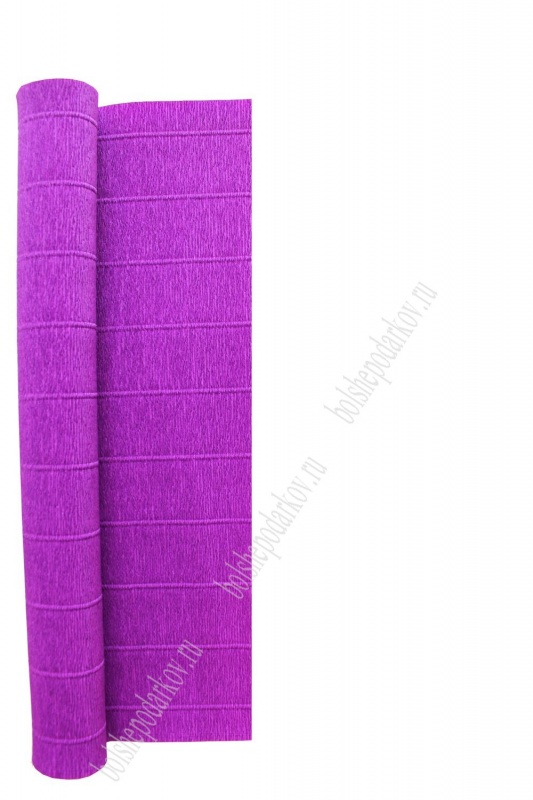 Бумага гофре 593 фиолетовый 50см*2,5м 180гр.  Италия 593														