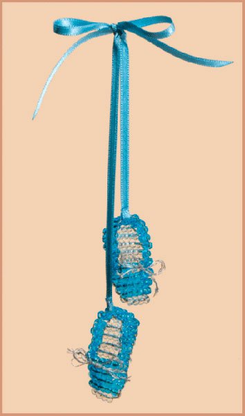 Набор для бисероплетения Чарiвна Мить "Башмачки для мальчика" 1,5*4см БП-126														