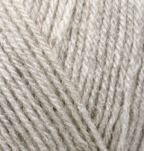 Пряжа "SUPERLANA TIG" 152 беж меланж 5*100 г. 570м 75% акрил, 25 % шерсть  ALIZE 152														