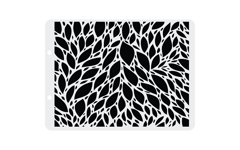 Трафарет пластиковый "Craft Premier", "Листва" 12,5х17см V0031														