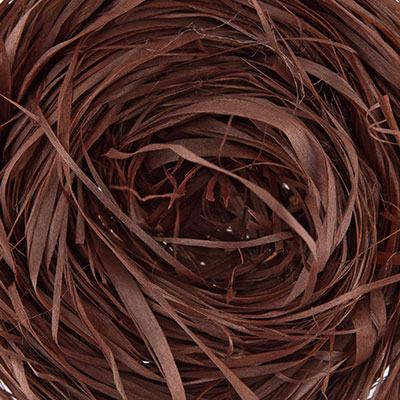 Лыко чесаное для рукоделия коричневый 30гр LKB-30														