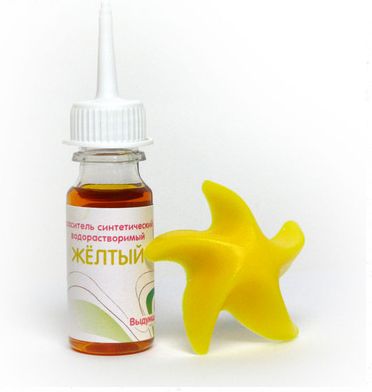Краситель синтетический жидкий желтый 15мл 688747														
