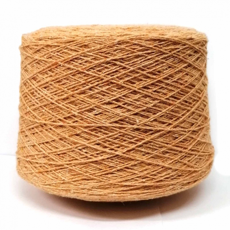 Пряжа в бобинах "Lana Bourette" 136 оранж 1,058кг 68% шерсть, 26% буретный шелк, 6% полиамид  Filati 136														