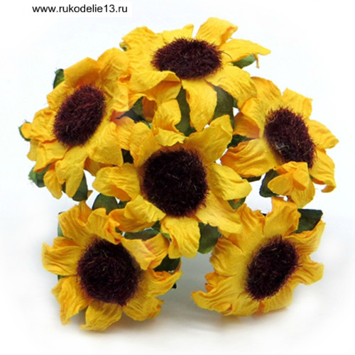 Декор Букет Подсолнухи  Рукоделие DKB143