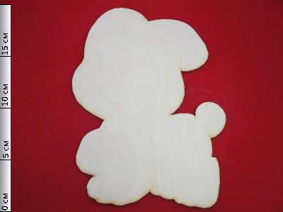 Заготовка для декорирования "Собачка" дерево  Полноцвет 11109	