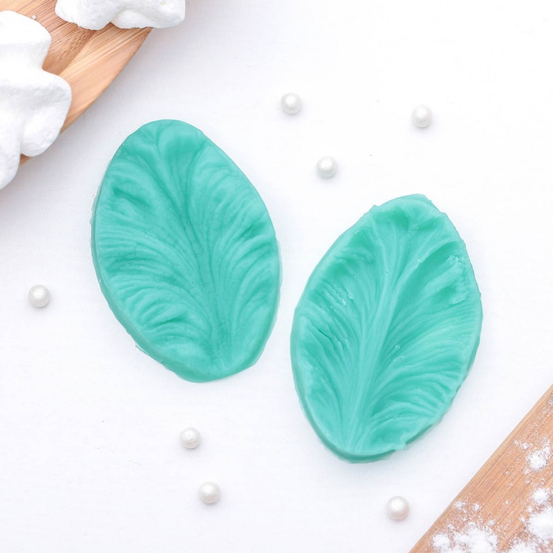 Молд Лист тропических растений 2 части 6,5*4*2,3см 3628332														