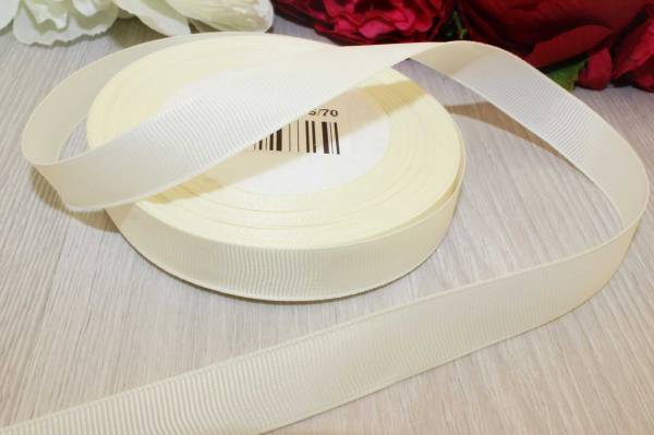 Лента репсовая 20мм молочный 20мм*25м 047														