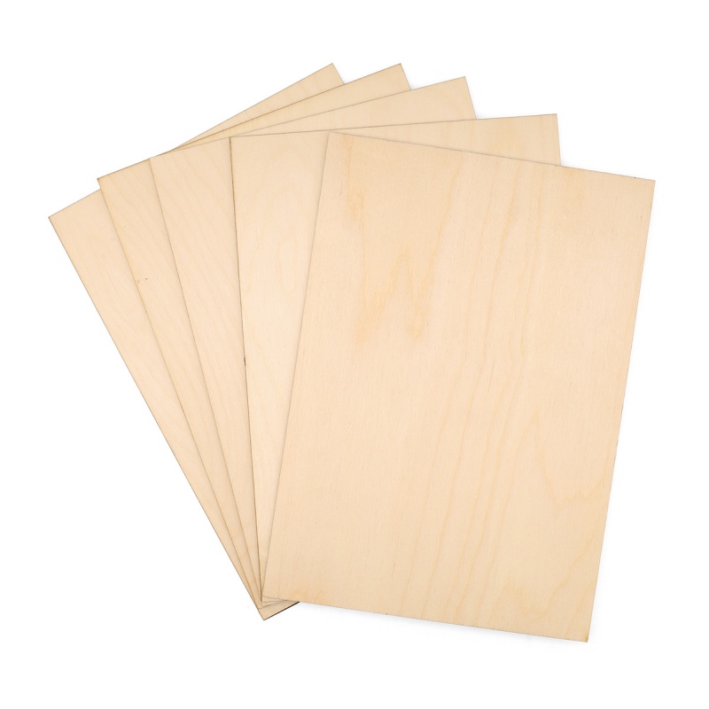 Заготовки деревян. Доска для выжигания по дереву А4 толщина 3мм набор 5шт. за 1шт.  АСТРА 622947														