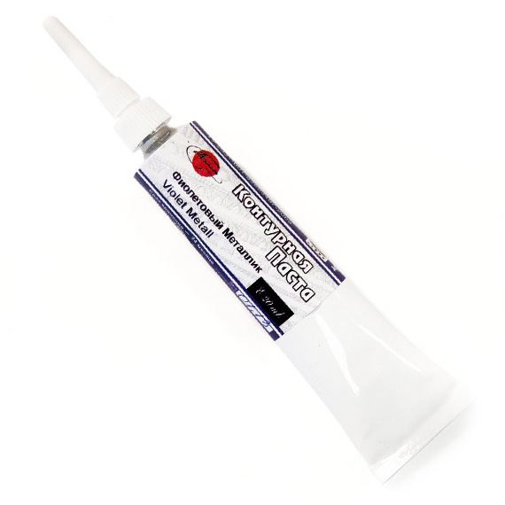 Паста акриловая контурная фиолетовый металлик, 20 мл  ТАИР 1009143