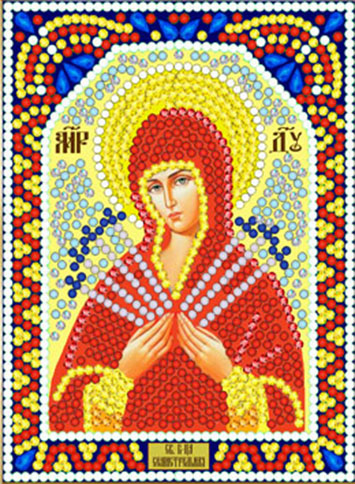 Мозаика "Икона. Семистрельная" ИМА5-003 12*15см, круглые стразы в пакете  Наследие ИМА5-003														