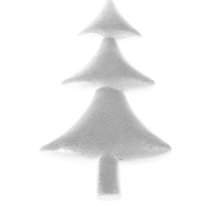 Пенопласт белый Елочка d=16,5*26,5см