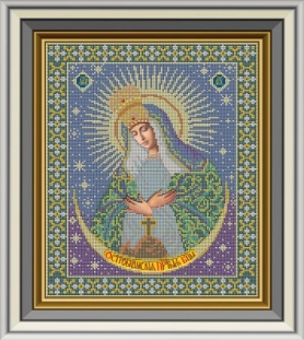 Вышивка бисером Galla collection "Икона Божией Матери "ОСТРОБРАМСКАЯ" (27*32см)