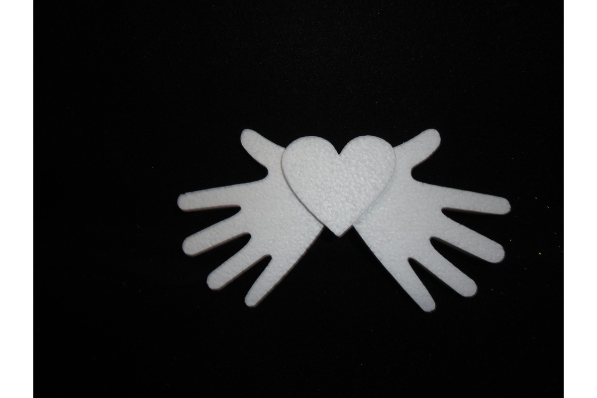 Пенопласт белый Добрые руки h=12см за 1шт.