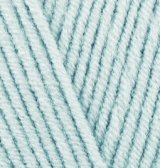 Пряжа "LANACOTON" 522 голубизна 10*50 г. 160м 26% шерсть, 26%хлопок, 48% акрил  ALIZE 522														