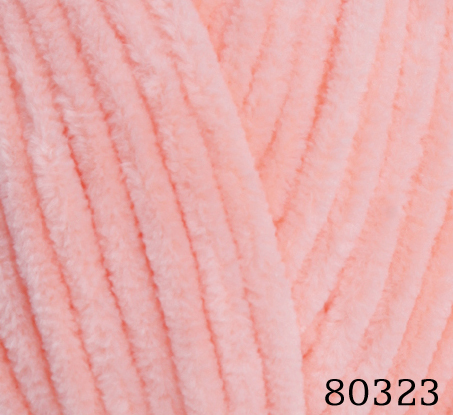 Пряжа "DOLPHIN BABY" 80323 персиковый 5*100г. 120м 100% полиэстр  HIMALAYA 80323														