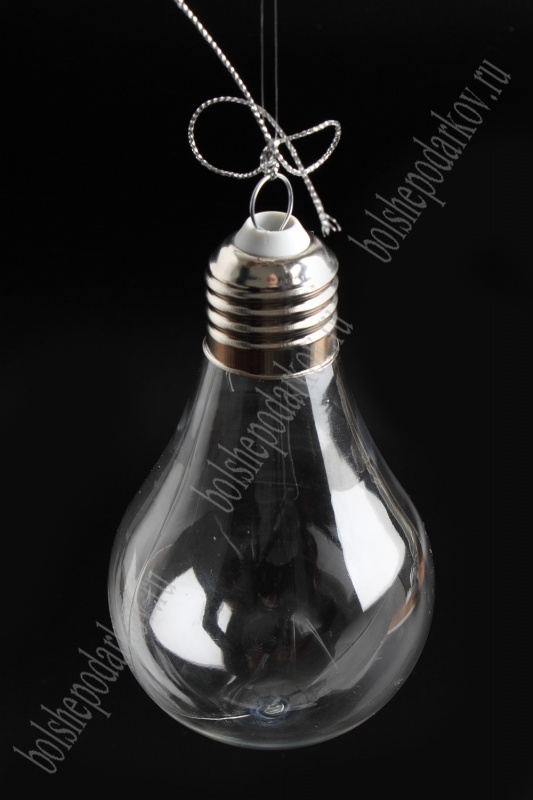 Заготовка для декорир. "Лампочка" пластик SF-2019														