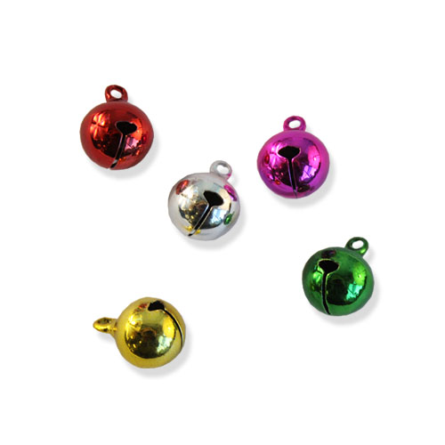 Бубенчики металл цветные диаметр 10мм за 1шт BEL0077