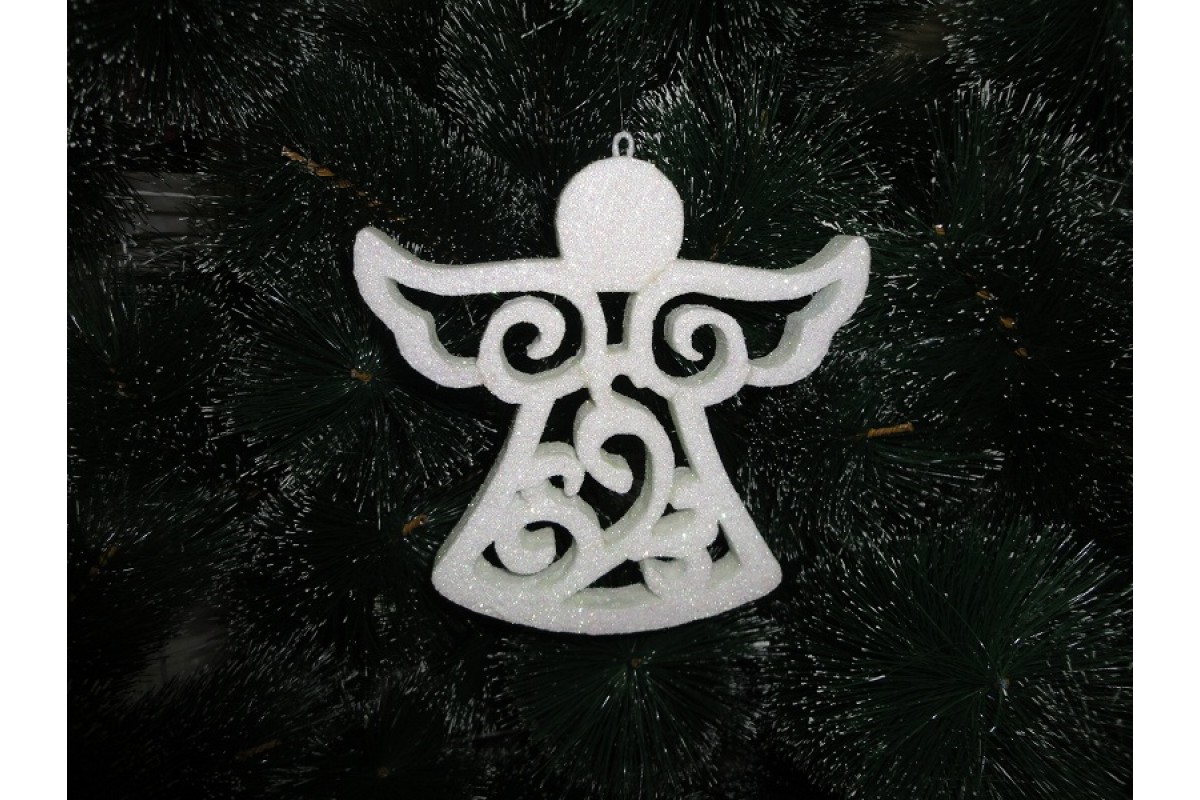 Заготовка из пенопласта белый Ангел ажурный h=14мм (5шт.) за 1шт