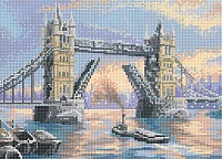 Канва с рисунком бисер "Лондон" 25*19 см  Наследие