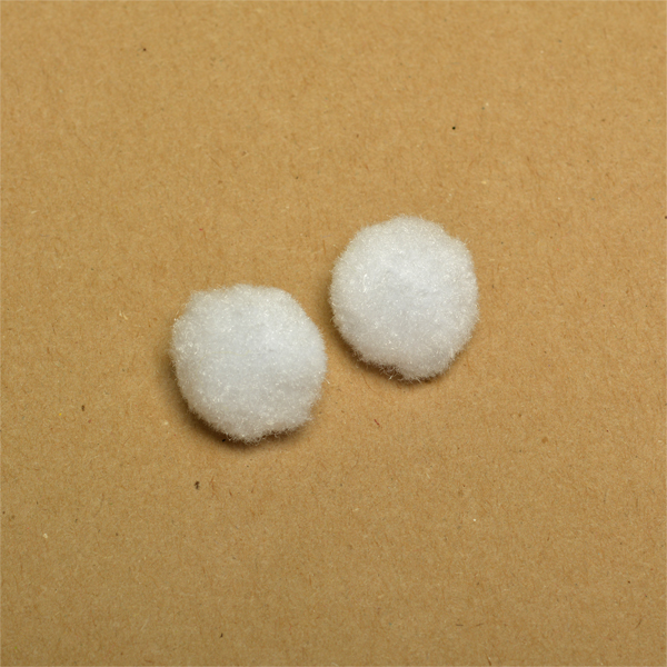 Помпоны d=20мм цвет белый BC0320W														