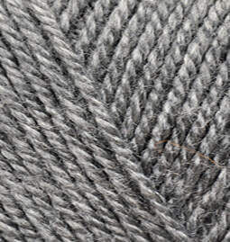 Пряжа "Extra" 21 серый меланж 5*100 г. 220м 100 % акрил  ALIZE